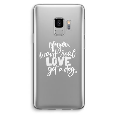 Partner in crime: Samsung Galaxy S9 Transparant Hoesje