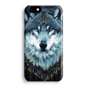 Darkness Wolf: Volledig Geprint iPhone 7 Hoesje