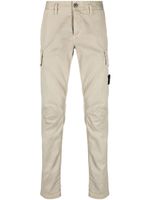 Stone Island tapered cotton-blend cargo trousers - Tons neutres