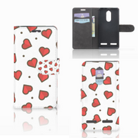 Lenovo K6 Telefoon Hoesje Hearts - thumbnail