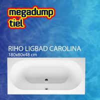 Ligbad Carolina 180X80X48 cm Wit Riho