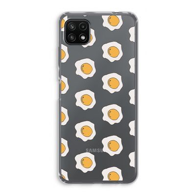 Bacon to my eggs #1: Samsung Galaxy A22 5G Transparant Hoesje