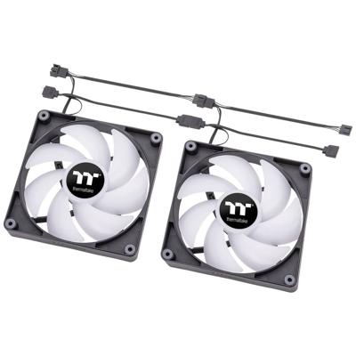 Thermaltake CL-F150-PL14SW-A PC-ventilator Zwart, Transparant, RGB (b x h x d) 140 x 140 x 25 mm