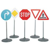 Klein Verkeersbordenset (72cm/5 stuks)