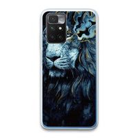 Darkness Lion: Xiaomi Redmi 10 Transparant Hoesje
