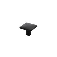 Intersteel Meubelknop vierkant 26 x 26mm mat zwart - thumbnail