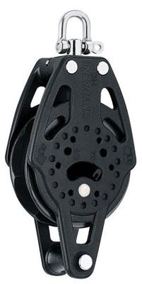Harken 75c 1-schijfsblok Met Hondsvot En Ratel Default