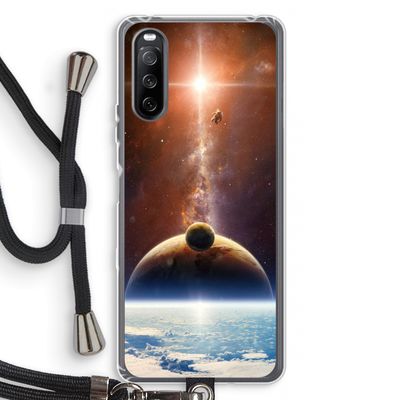 Omicron 2019: Sony Sony Xperia 10 III Transparant Hoesje met koord