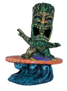 Superfish Deco Tiki Surfer Aquariumornament - Milieuvriendelijk, Handgeschilderd Decor