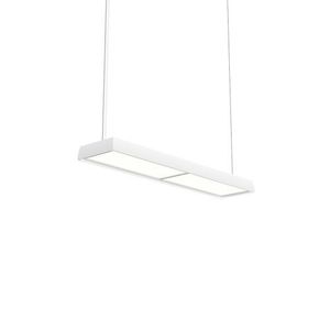 Louis Poulsen Slim Box Suspended Single Hanglamp - Kelvin instelbaar 4366lm Casambi High Output - Opal - Wit