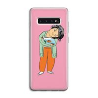 Visknuffel: Samsung Galaxy S10 4G Transparant Hoesje