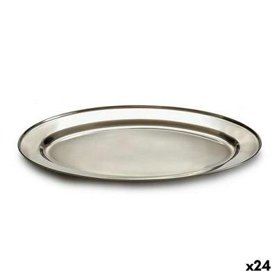 Dienblad Kinvara 2037-30 2037-30 Zilverkleurig Zilver Roestvrij staal 30 x 2 x 20 cm (24 Stuks)