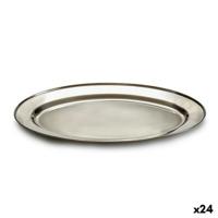 Dienblad Kinvara 2037-30 2037-30 Zilverkleurig Zilver Roestvrij staal 30 x 2 x 20 cm (24 Stuks)