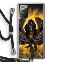 Pegasus: Samsung Galaxy Note 20 / Note 20 5G Transparant Hoesje met koord