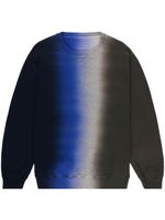 sacai sweat en coton à effet tie-dye - Noir