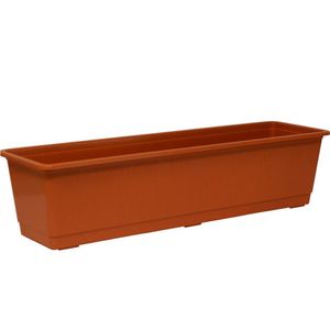 Plantenbak terracotta rechthoekig 60 x 17,5 x 14,5 cm