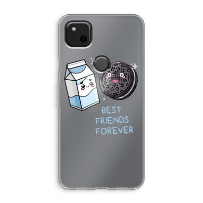Best Friend Forever: Google Pixel 4a Transparant Hoesje