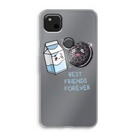 Best Friend Forever: Google Pixel 4a Transparant Hoesje