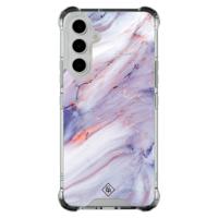 Samsung Galaxy A54 shockproof hoesje - Marmer paars