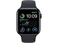Apple Watch SE OLED 44 mm Digitaal 368 x 448 Pixels Touchscreen Zwart Wifi GPS - thumbnail