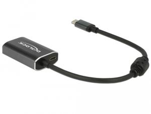 DeLOCK 62988 video kabel adapter 0,2 m USB Type-C HDMI Type A (Standaard) Grijs