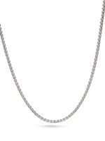 David Yurman collier Box Chain en or 14ct et argent sterling (1,7 mm)