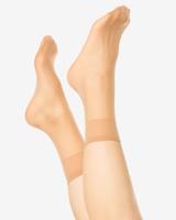 HEMA Pantysokken 15denier anti-ladder mat - 2 paar poeder (poeder)