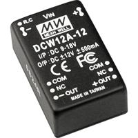 Mean Well DCW12B-05 DC/DC-converter 12 W Aantal uitgangen: 2 x Inhoud 1 stuk(s) - thumbnail