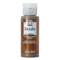 FolkArt • metallic acrylic paint chocolate brown 59ml