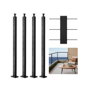 VEVOR Kabelleuningpalen 4-pack 914x50,8x50,8mm 4JZLGZXHS914MY65M001V0