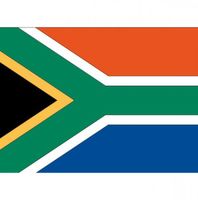 10x Vlag Zuid Afrika stickers 10 cm