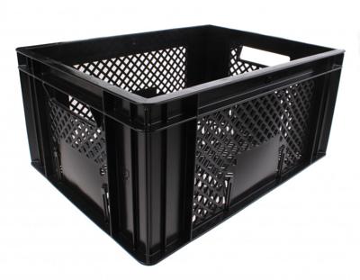 Krat PVC zwart