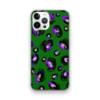 Green Cheetah: iPhone 12 Pro Transparant Hoesje