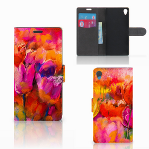 Hoesje Sony Xperia Z3 Tulips