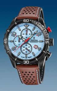 Horlogeband Festina F20519/1 Leder Bruin