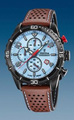 Horlogeband Festina F20519/1 Leder Bruin