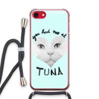 You had me at tuna: iPhone SE 2020 Transparant Hoesje met koord You had me at tuna: iPhone SE 2020 Transparant Hoesje met koord