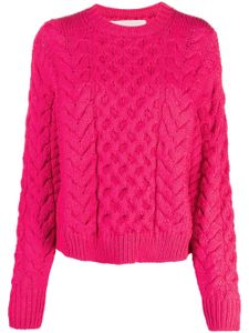 MARANT ÉTOILE pull Jake en maille torsadée - Rose