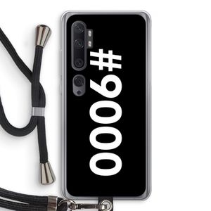 #9000: Xiaomi Mi Note 10 Transparant Hoesje met koord
