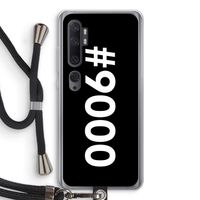 #9000: Xiaomi Mi Note 10 Transparant Hoesje met koord