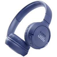 JBL Tune 510BT On Ear koptelefoon Bluetooth Blauw Headset, Vouwbaar, Indicator voor batterijstatus, Microfoon uitschakelbaar (mute)