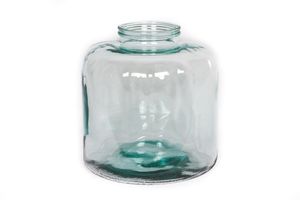 Vaas glas Frances brede opening dia35x36cm helder