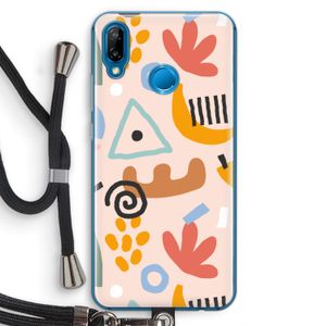Abstract: Huawei P20 Lite Transparant Hoesje met koord