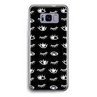 Eye pattern #3: Samsung Galaxy S8 Transparant Hoesje