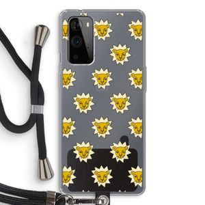 Leeuwenkoppen: OnePlus 9 Pro Transparant Hoesje met koord