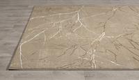 Karpet24 Modern Vloerkleed Creation - Laagpolig Tapijt met Stijlvol Takkenontwerp in Taupe en Crème-200 x 290 cm