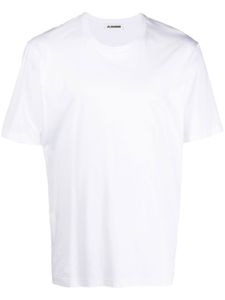 Jil Sander t-shirt en coton à manches courtes - Blanc