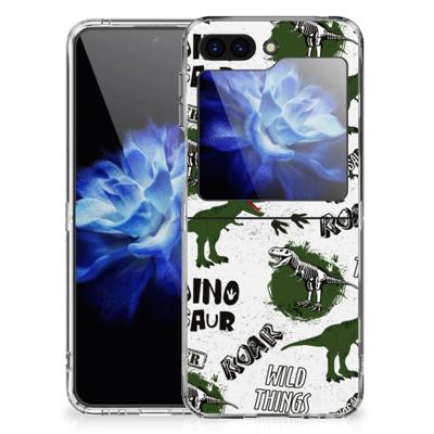 TPU Hoesje voor Samsung Galaxy Z Flip 5 Dinosaurus