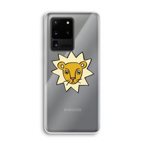 Kleine leeuw: Samsung Galaxy S20 Ultra Transparant Hoesje