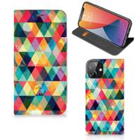 iPhone 12 | iPhone 12 Pro | Hoesje met Magneet | Geruit